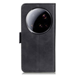 For Xiaomi 15 Ultra Case Stand Cowhide Texture PU Leather Phone Cover