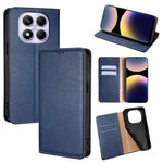 For Xiaomi Redmi Note 14 Pro 4G Case Wallet PU Leather Magnetic Auto-Absorbed Phone Cover