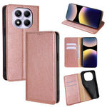 For Xiaomi Redmi Note 14 Pro 4G Case Wallet PU Leather Magnetic Auto-Absorbed Phone Cover