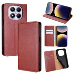 For Xiaomi Redmi Note 14 Pro 4G Case Wallet PU Leather Magnetic Auto-Absorbed Phone Cover