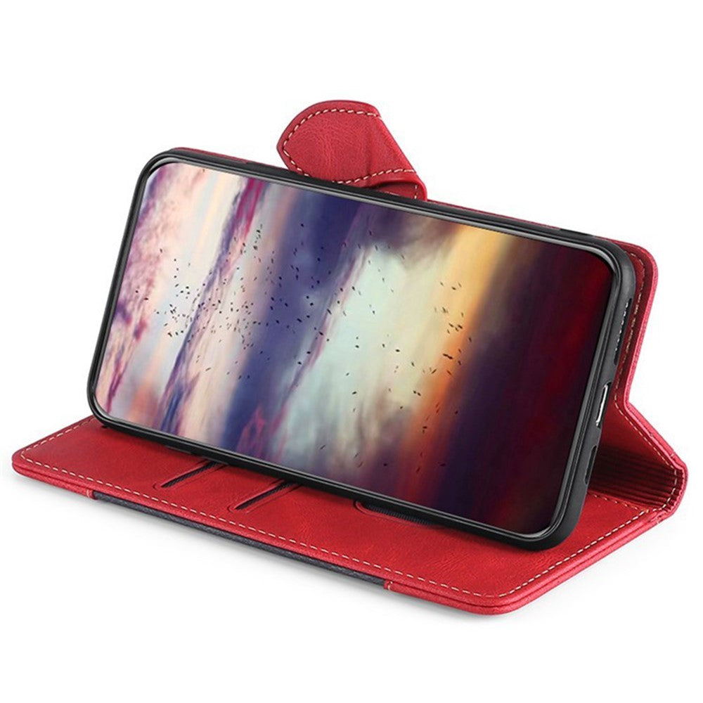 For Xiaomi Redmi Note 14 4G (163.25mm) Case Leather Wallet Phone Cover with Straw Hat Magnetic Clasp