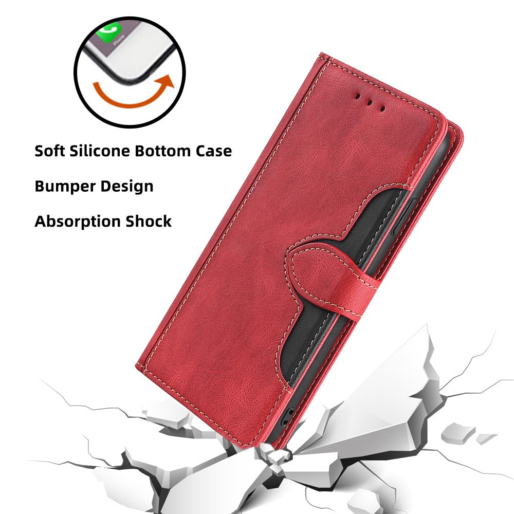 For Xiaomi Redmi Note 14 4G (163.25mm) Case Leather Wallet Phone Cover with Straw Hat Magnetic Clasp