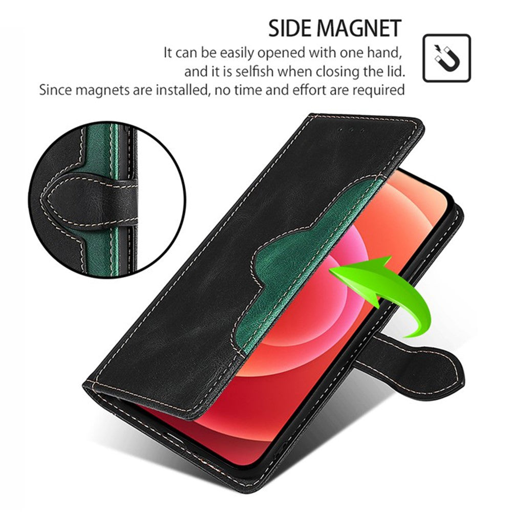 For Xiaomi Redmi Note 14 Pro 4G Case Leather Wallet Phone Cover with Straw Hat Magnetic Clasp