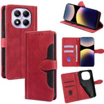 For Xiaomi Redmi Note 14 Pro 4G Case Leather Wallet Phone Cover with Straw Hat Magnetic Clasp