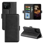 Til Asus ROG Phone 9 Pro 5G Etui Kalvetekstur Læder Pung Telefoncover