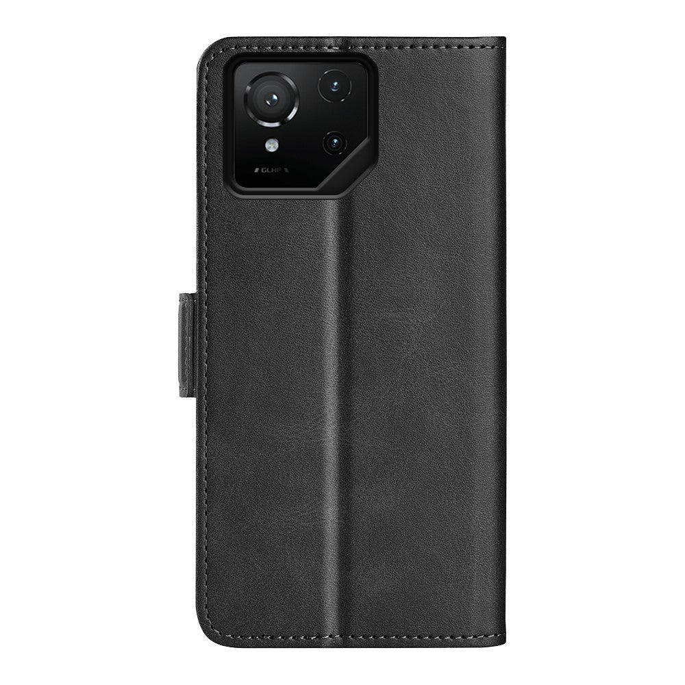 Til Asus ROG Phone 9 Pro 5G Etui Kalvetekstur Læder Pung Telefoncover