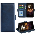 Til Asus ROG Phone 9 Pro 5G Etui Kalvetekstur Læder Pung Telefoncover