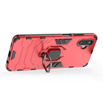 Til Samsung Galaxy F06 5G / M06 5G etui PC + TPU beskyttende telefoncover med ringstativ