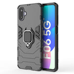Til Samsung Galaxy F06 5G / M06 5G etui PC + TPU beskyttende telefoncover med ringstativ