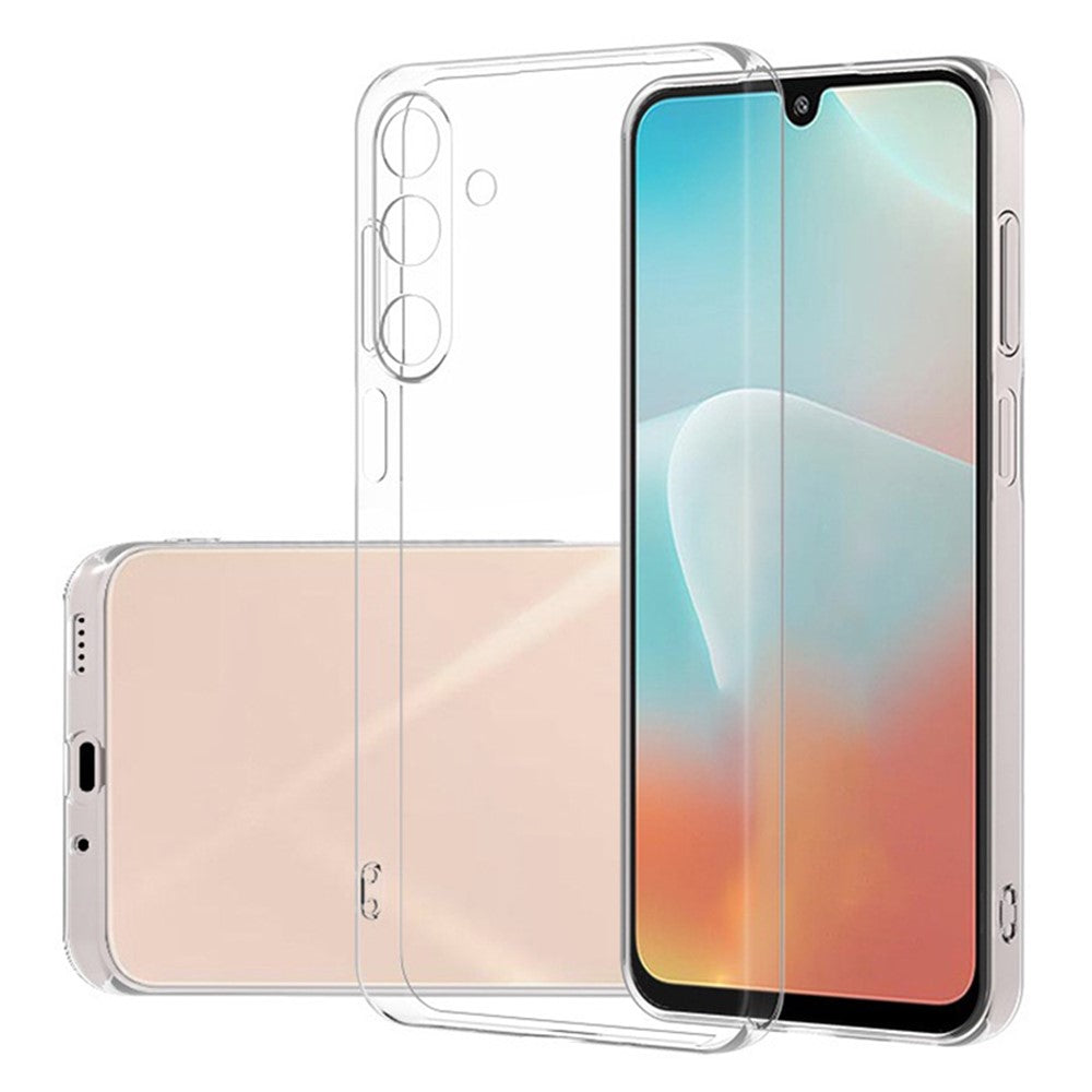 For Samsung Galaxy M16 5G / F16 5G Back Cover Ultra Thin Flexible TPU Clear Phone Case