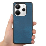 Xiaomi Redmi Note 14 4G (163.25mm) Fodral Stötsäkert Slim Retro Läder mobil Baksida