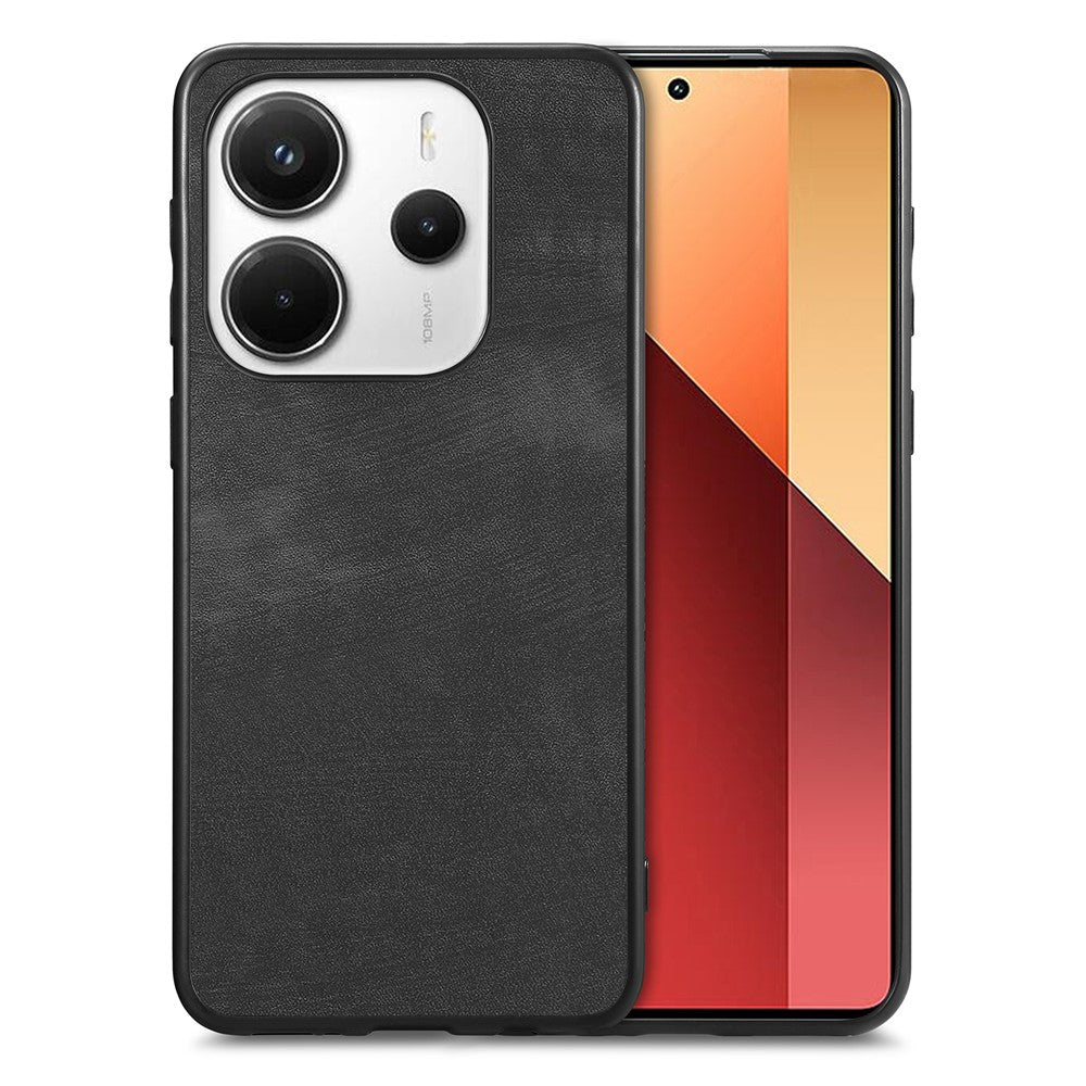 Xiaomi Redmi Note 14 4G (163.25mm) Fodral Stötsäkert Slim Retro Läder mobil Baksida