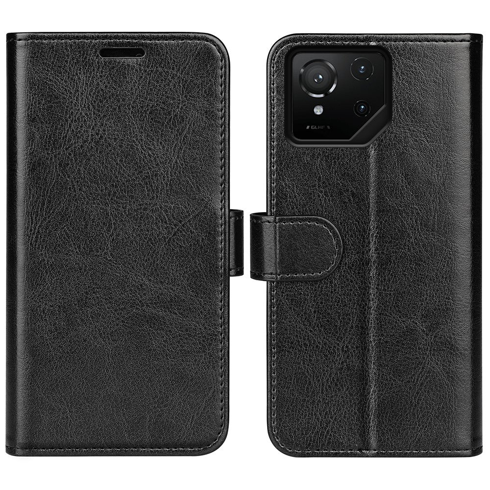For Asus ROG Phone 9 Pro 5G Case Crazy Horse Texture Stand Leather Phone Cover