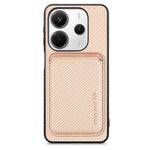 For Xiaomi Redmi Note 14 4G (163.25mm) Case Magnetic Detachable Card Holder Phone Back Cover