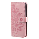 For Samsung Galaxy F06 5G Case Floral Pattern PU Leather Wallet Stand Phone Cover