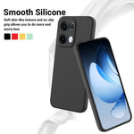 For Oppo Reno13 5G (Global) Liquid Silicone Case Phone Back Cover with Hand Strap