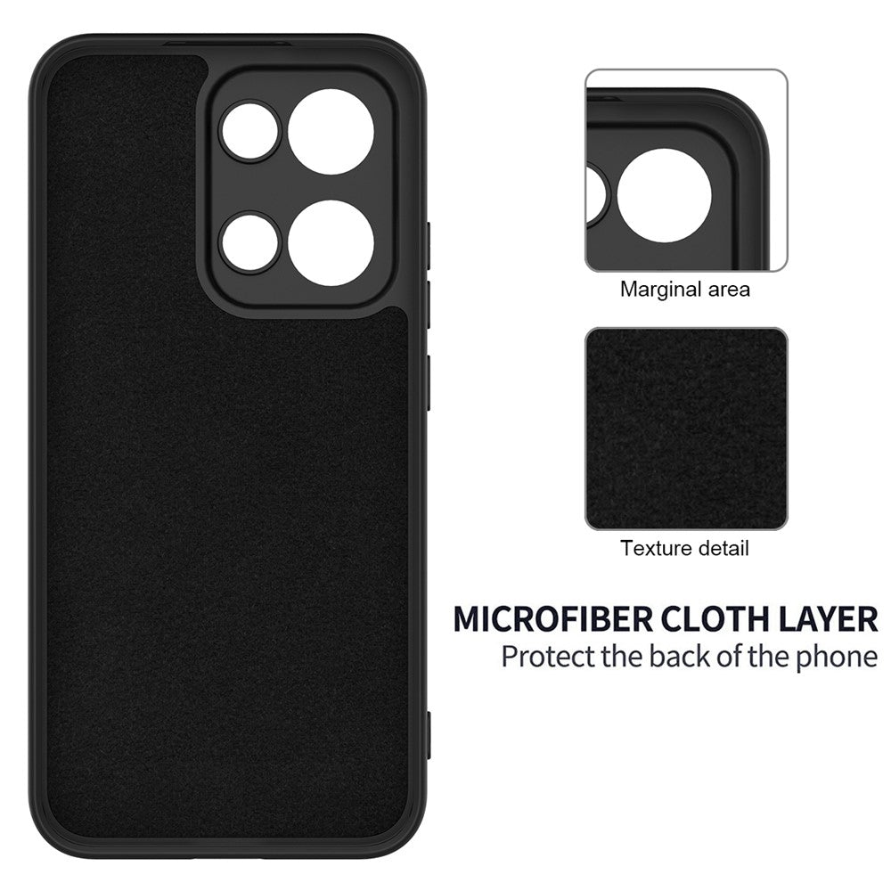 For Oppo Reno13 5G (Global) Liquid Silicone Case Phone Back Cover with Hand Strap