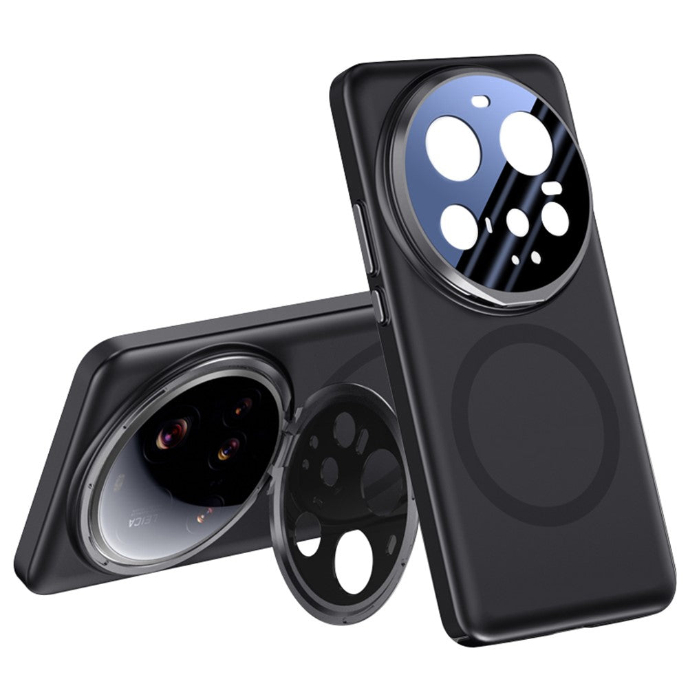For Xiaomi 15 Ultra Case Magnetic Case Lens Film Kickstand Hard PC Phone Cover