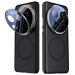 For Xiaomi 15 Ultra Case Magnetic Case Lens Film Kickstand Hard PC Phone Cover