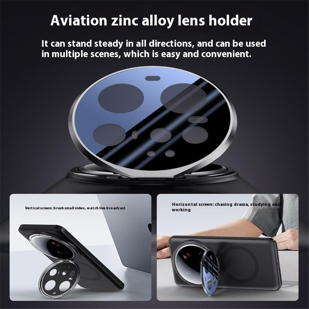 For Xiaomi 15 Ultra Case Magnetic Case Lens Film Kickstand Hard PC Phone Cover