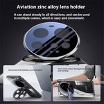 For Xiaomi 15 Ultra Magnetic Case Lens Film Kickstand Clear PC Back Cover