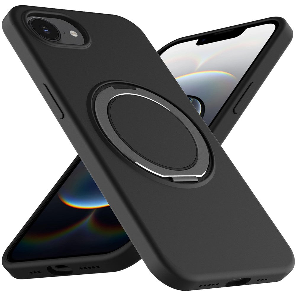 For iPhone 17th / 16th Case Compatible with MagSafe Kickstand PC + Silicone Phone Cover
