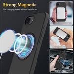 For iPhone 17th / 16th Case Compatible with MagSafe Kickstand PC + Silicone Phone Cover