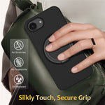 For iPhone 17th / 16th Case Compatible with MagSafe Kickstand PC + Silicone Phone Cover