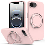 For iPhone 17th / 16th Case Compatible with MagSafe Kickstand PC + Silicone Phone Cover