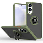 For Samsung Galaxy S25 Edge Case PC + TPU Ring Kickstand Anti Drop Phone Back Cover