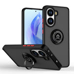 For Xiaomi Poco X7 Pro 5G Case PC + TPU Ring Kickstand Anti Drop Phone Back Cover