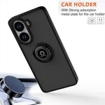 For Xiaomi Poco X7 Pro 5G Case PC + TPU Ring Kickstand Anti Drop Phone Back Cover