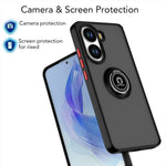 For Xiaomi Poco X7 Pro 5G Case PC + TPU Ring Kickstand Anti Drop Phone Back Cover