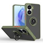 For Xiaomi Poco X7 Pro 5G Case PC + TPU Ring Kickstand Anti Drop Phone Back Cover