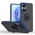 For Xiaomi Poco X7 Pro 5G Case PC + TPU Ring Kickstand Anti Drop Phone Back Cover