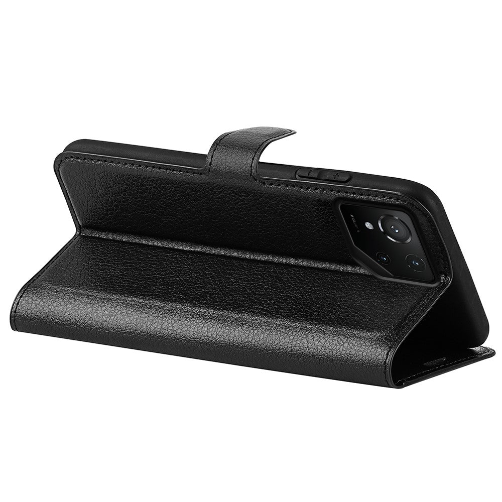 For Asus ROG Phone 9 Pro 5G Case Litchi Texture Shockproof Leather Wallet Phone Cover
