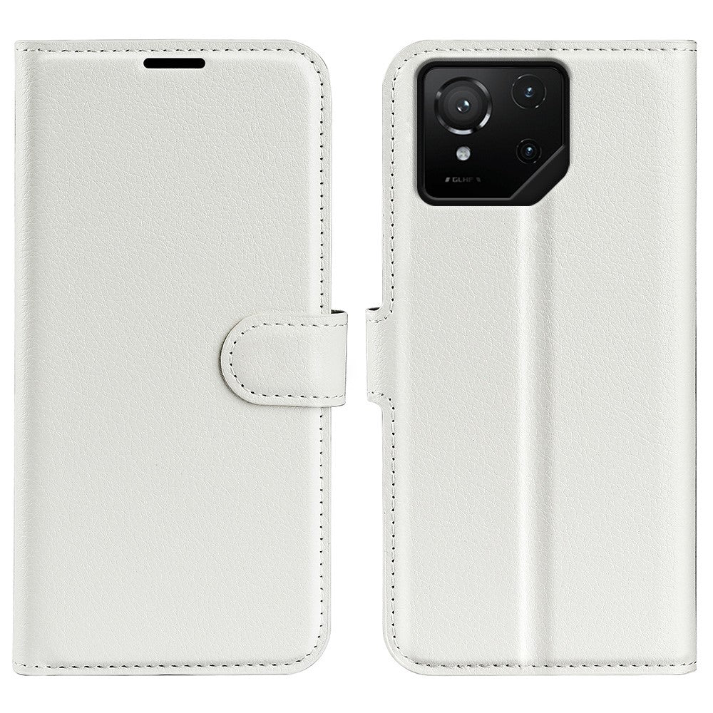 For Asus ROG Phone 9 Pro 5G Case Litchi Texture Shockproof Leather Wallet Phone Cover
