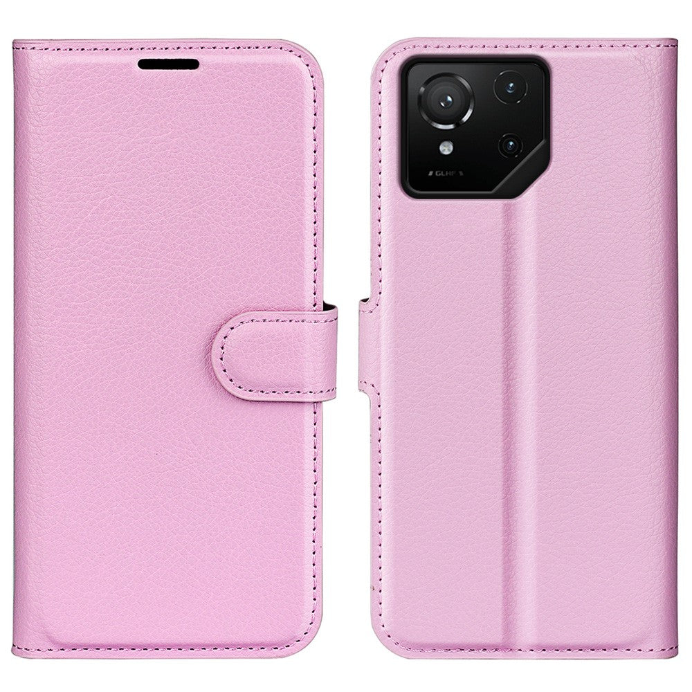 For Asus ROG Phone 9 Pro 5G Case Litchi Texture Shockproof Leather Wallet Phone Cover