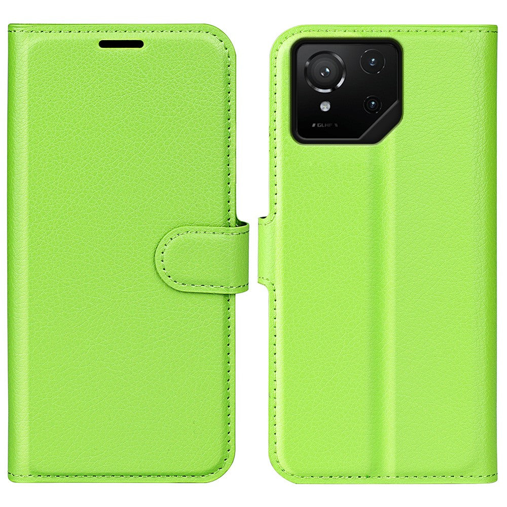 For Asus ROG Phone 9 Pro 5G Case Litchi Texture Shockproof Leather Wallet Phone Cover