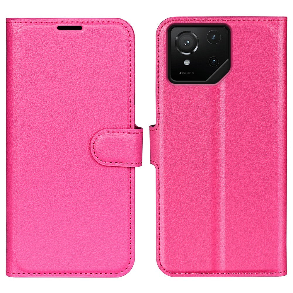 For Asus ROG Phone 9 Pro 5G Case Litchi Texture Shockproof Leather Wallet Phone Cover