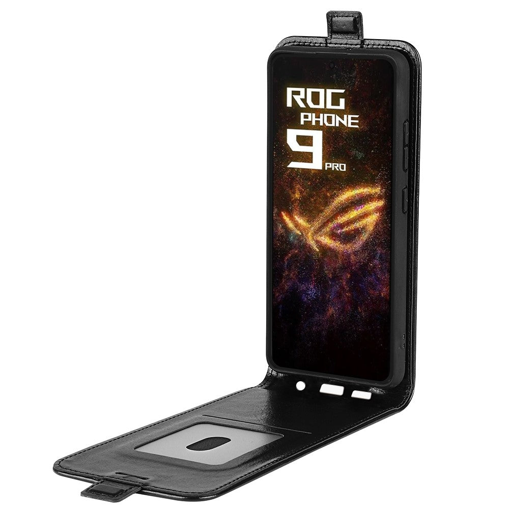 For Asus ROG Phone 9 Pro 5G Case with Card Slots Vertical Flip Leather Phone Cover