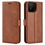 For Asus ROG Phone 9 Pro 5G Stand Case Anti-Scratch Calf Texture Leather Phone Cover