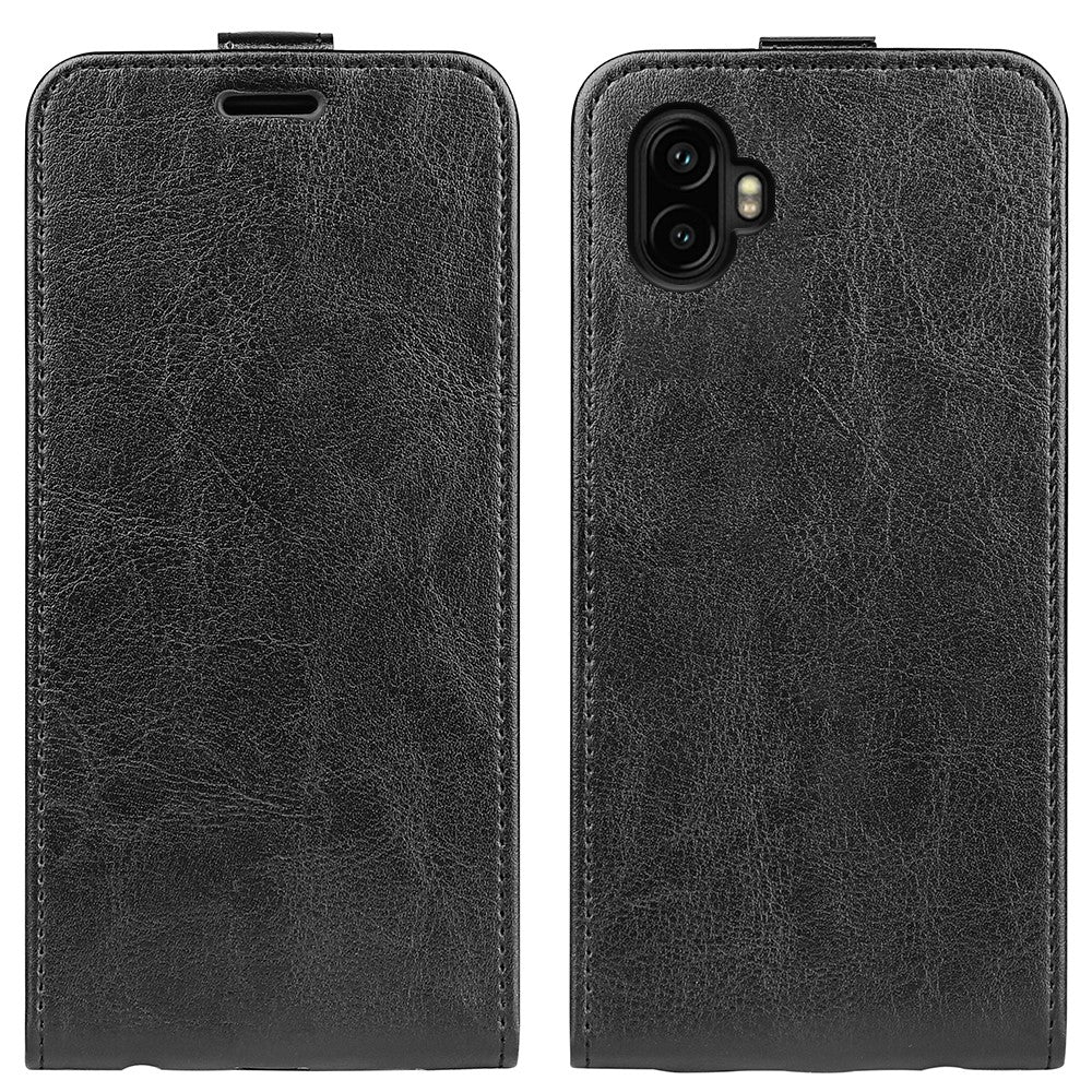 For Samsung Galaxy XCover7 Pro Case with Card Slots Vertical Flip Leather Phone Cover
