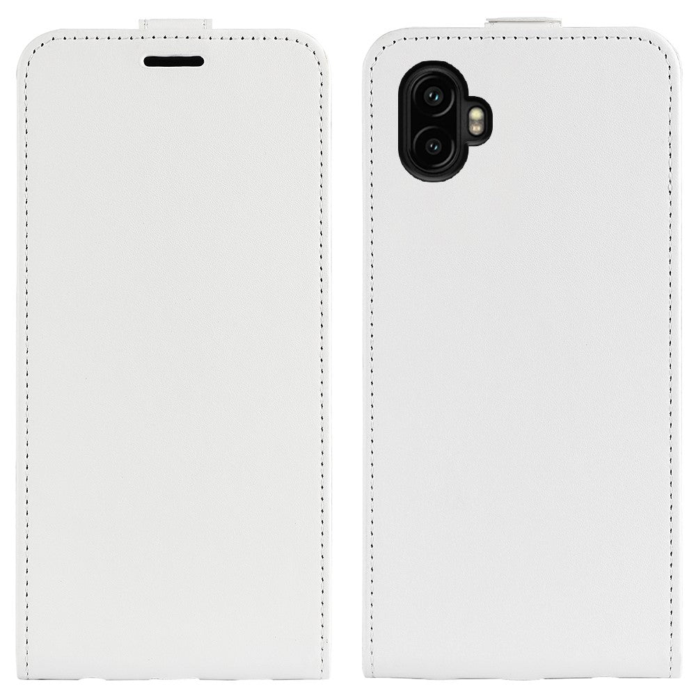 For Samsung Galaxy XCover7 Pro Case with Card Slots Vertical Flip Leather Phone Cover