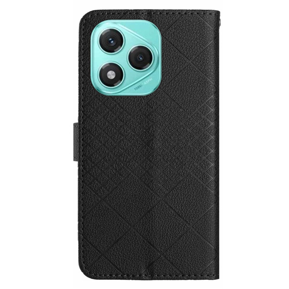 For Honor 400 Lite 5G Case Wallet Imprint PU Leather Flip Folio Phone Cover