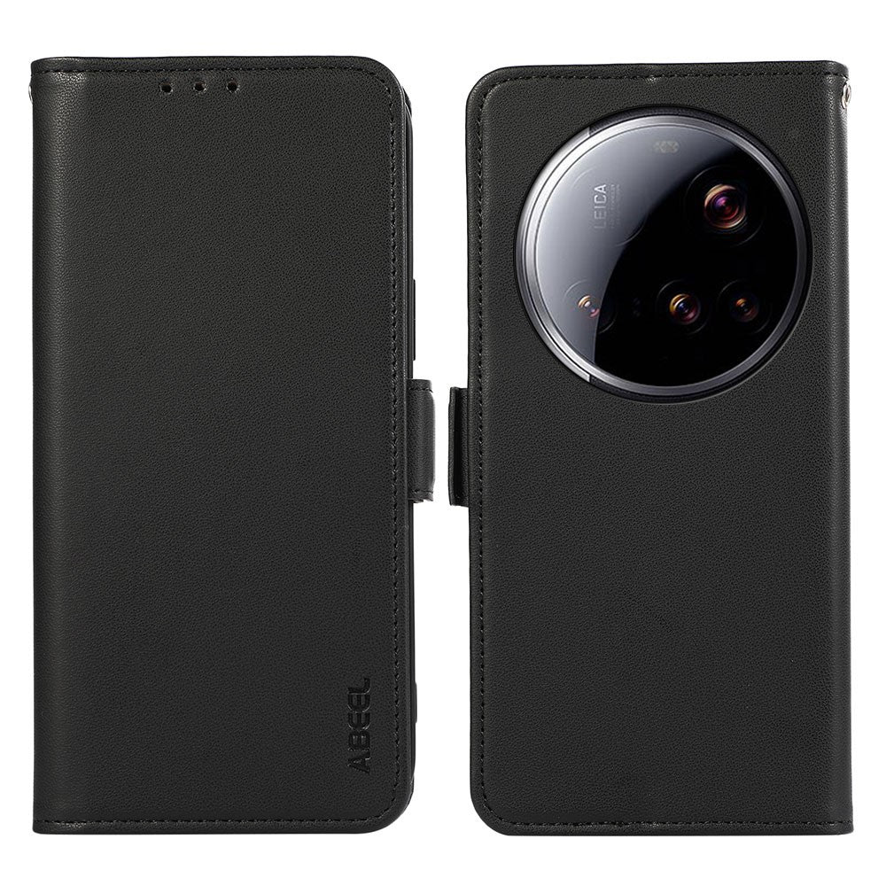 ABEEL For Xiaomi 15 Ultra Case Leather Phone Cover with RFID Blocking Wallet