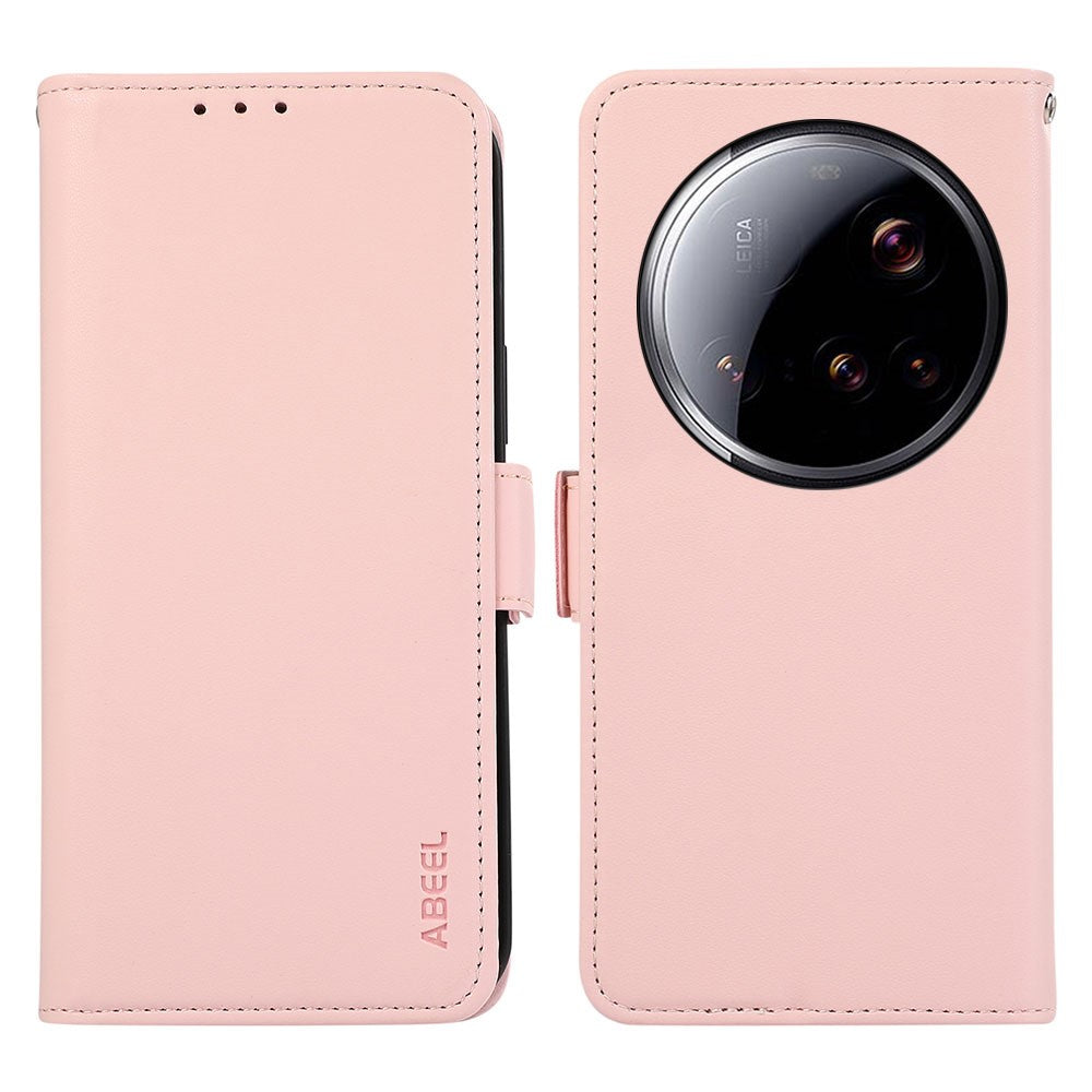 ABEEL For Xiaomi 15 Ultra Case Leather Phone Cover with RFID Blocking Wallet