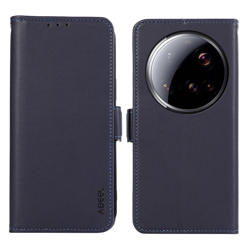 ABEEL For Xiaomi 15 Ultra Case Leather Phone Cover with RFID Blocking Wallet