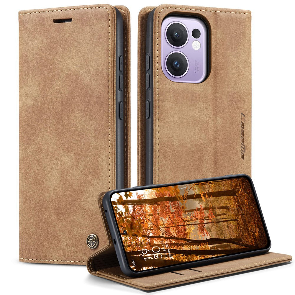 CASEME For Oppo Reno13 F 5G (Reno 13 FS 5G) / 4G Wallet Case  013 Series PU Leather Phone Cover Stand