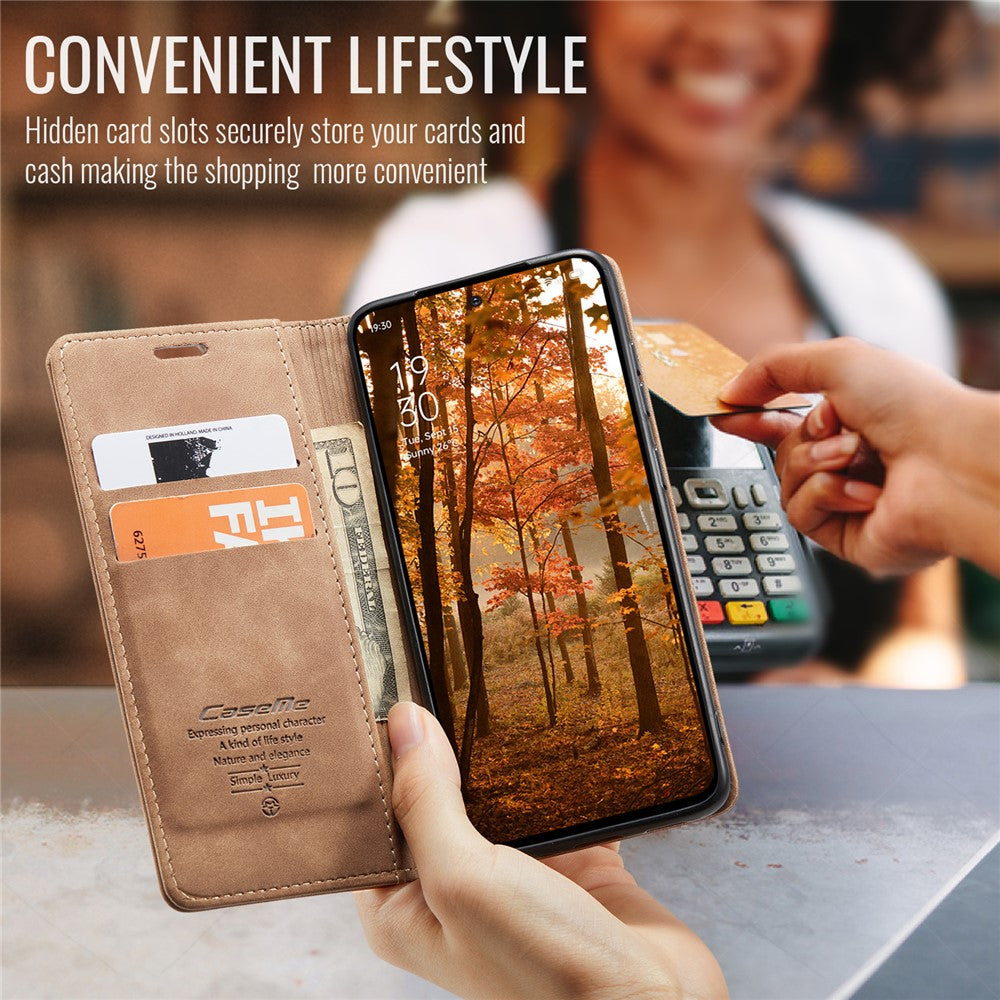 CASEME For Oppo Reno13 F 5G (Reno 13 FS 5G) / 4G Wallet Case  013 Series PU Leather Phone Cover Stand